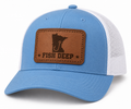 Fish Deep MN Hat - Columbia Blue/White